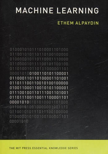 Cover of Machine learning by Ethem Alpaydin